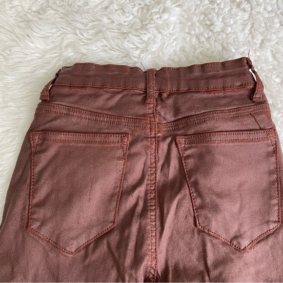 Edikted brown leather flare pants - Picture 6 of 7